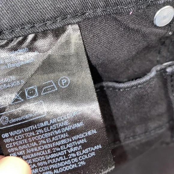 H&M black slim fit shorts size 30 - Picture 5 of 5